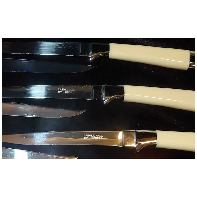 Briddell Carvel Hall Steak Knives Fine Cutlery Original Case - Set of 8 - 5