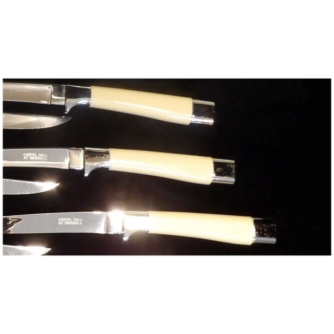 Briddell Carvel Hall Steak Knives Fine Cutlery Original Case - Set of 8 - 6