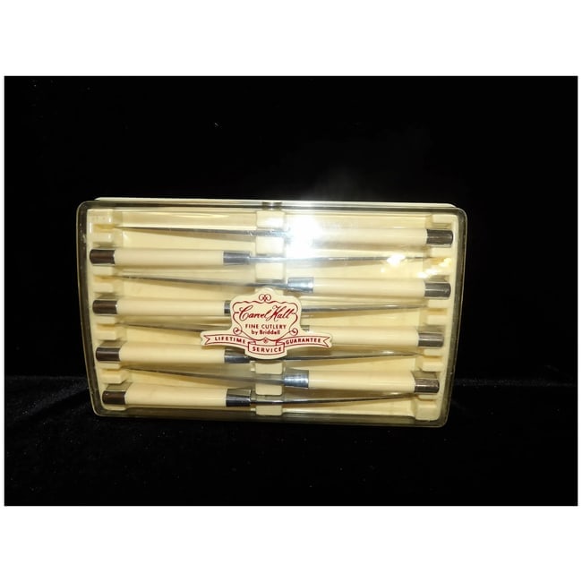 Briddell Carvel Hall Steak Knives Fine Cutlery Original Case - Set of 8 - 7