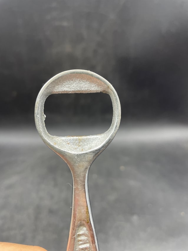 Vintage Bottle Opener The G & C Foundry Sandusky Ohio Light Gray Iron Castings - 3
