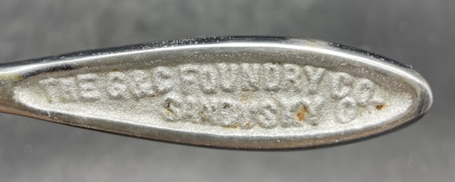 Vintage Bottle Opener The G & C Foundry Sandusky Ohio Light Gray Iron Castings - 4