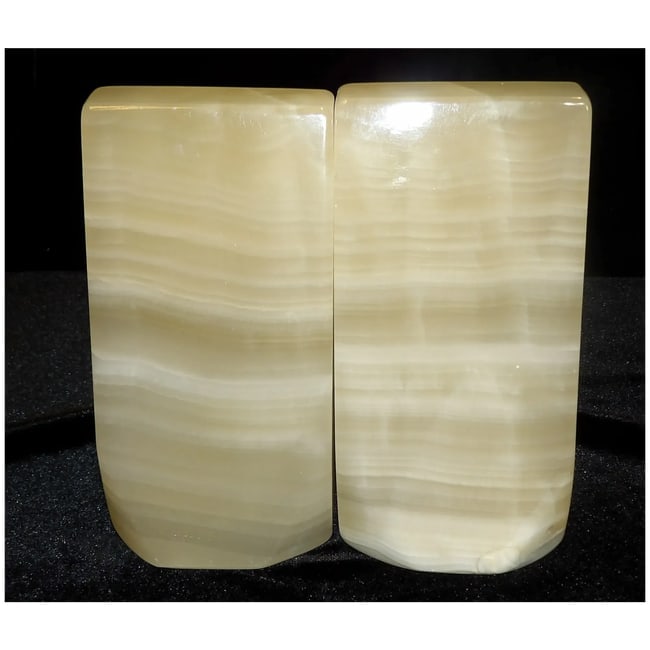 Pair of Polished Onyx Bookends - 5