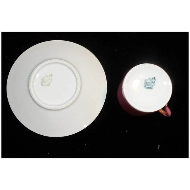 Demitasse Espresso Cups and Saucers made in Czechoslovakia - 9
