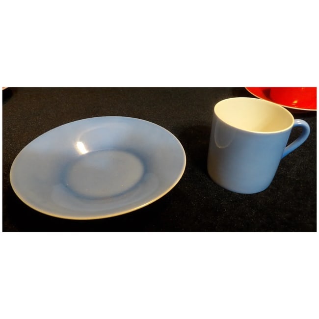 Demitasse Espresso Cups and Saucers made in Czechoslovakia - 6