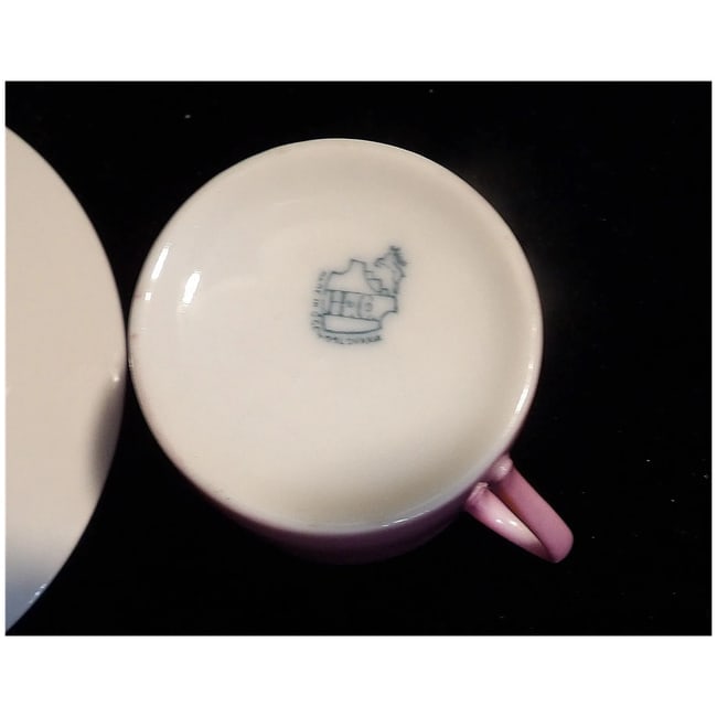 Demitasse Espresso Cups and Saucers made in Czechoslovakia - 8