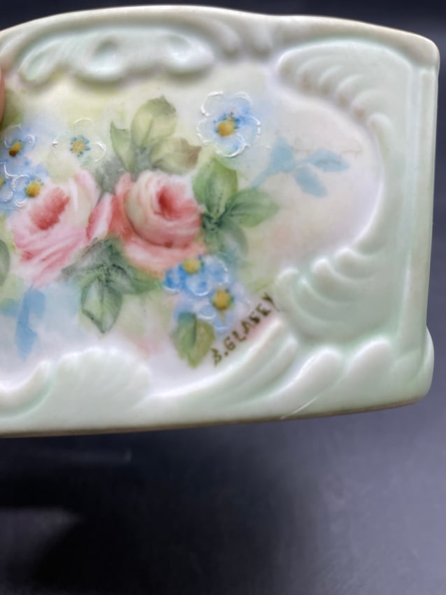 Vintage Gerold Porzellan Silverware Holder Tellau Bavaria - 3