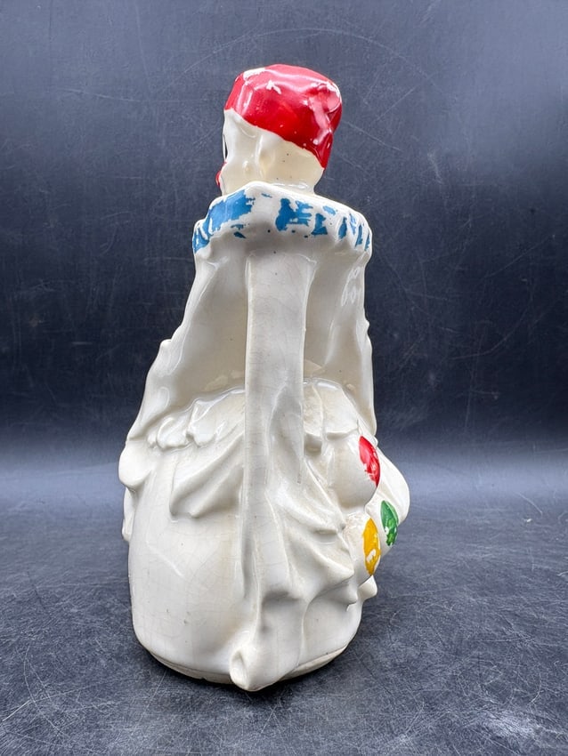 McCoy Clown w/ Pig Planter, Original Cold Paint, Vintage 1951 - 3