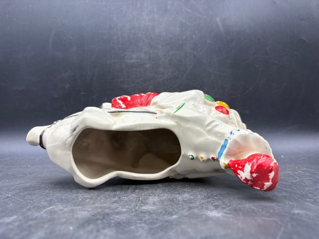 McCoy Clown w/ Pig Planter, Original Cold Paint, Vintage 1951 - 6