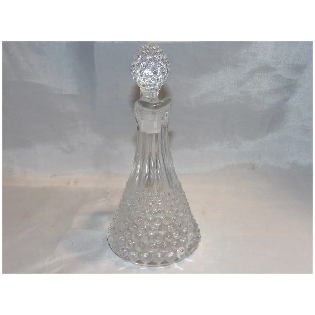 Duncan #118 Hand Blown Thousand Eyes Hobnail Cruet - 5
