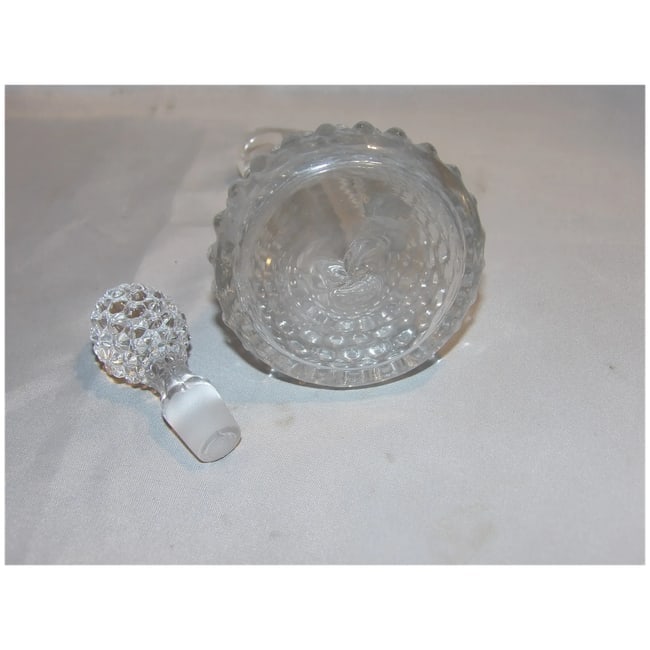 Duncan #118 Hand Blown Thousand Eyes Hobnail Cruet - 7