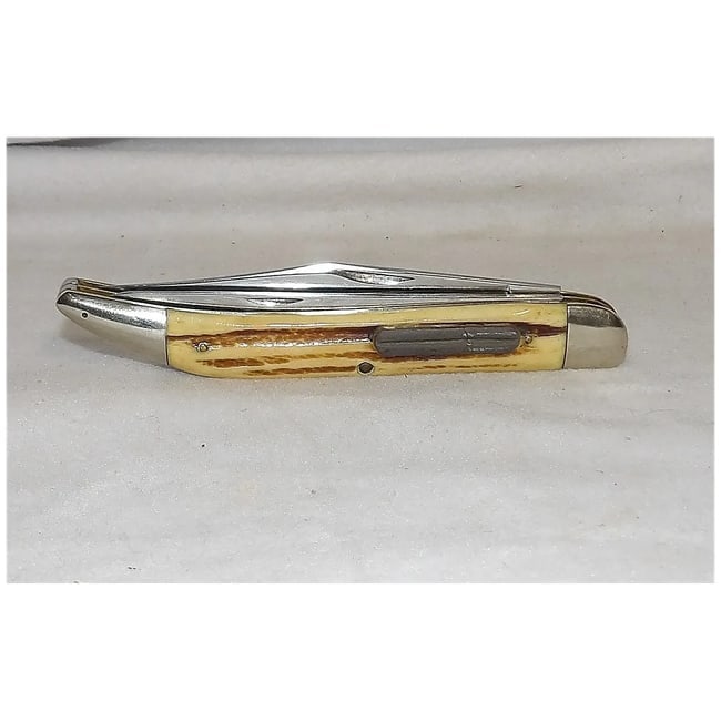 Queen Cutlery Co. #46 Toothpick Fish Knife in Winterbottom Bone - 2