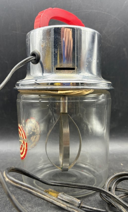 Vintage Spud-Dee Electric Glass Potato Mixer Advertising Kitchen Appliance working - 7