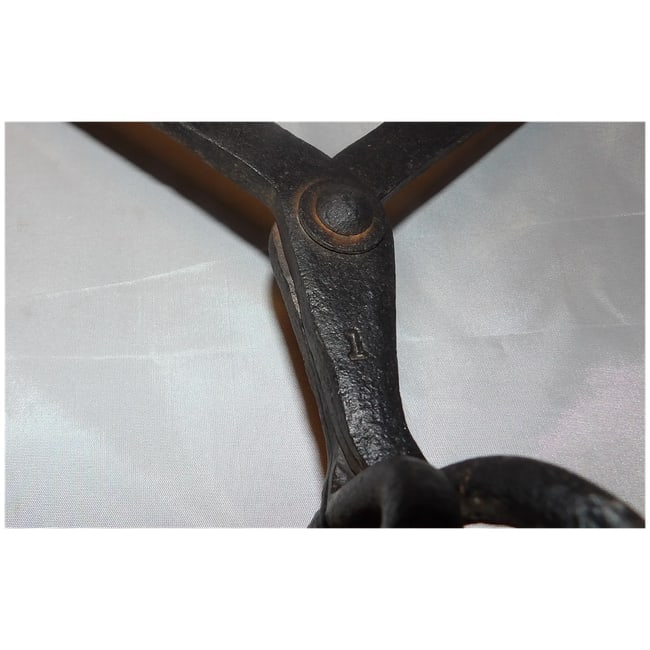 Antique No 1 Cast Iron Hand Forged Ice Block Tongs - 6