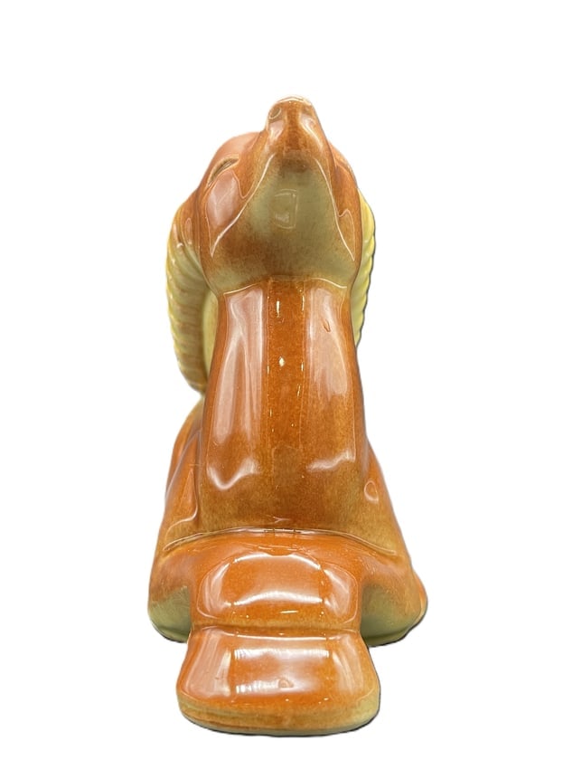 SHAWNEE POTTERY PLANTER VASE GAZELLE ANTELOPE USA 613 - 3