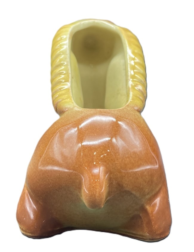 SHAWNEE POTTERY PLANTER VASE GAZELLE ANTELOPE USA 613 - 5