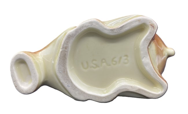SHAWNEE POTTERY PLANTER VASE GAZELLE ANTELOPE USA 613 - 7
