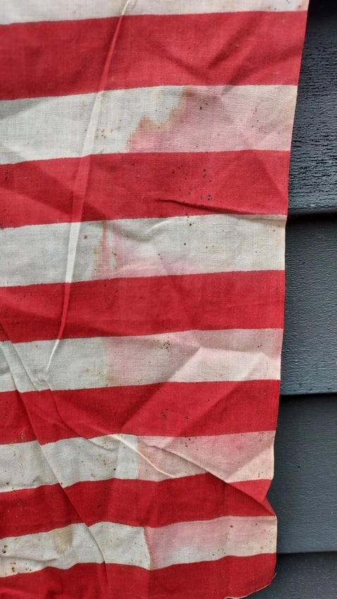 American Flag 39 Star 1889 North Dakota perfect size for framing #21 bleeding - 3