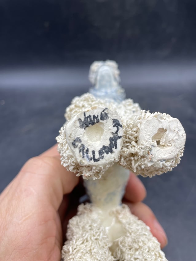 RARE JANE CALLENDER BLUE BEDLINGTON TERRIER FIGURINE - 8