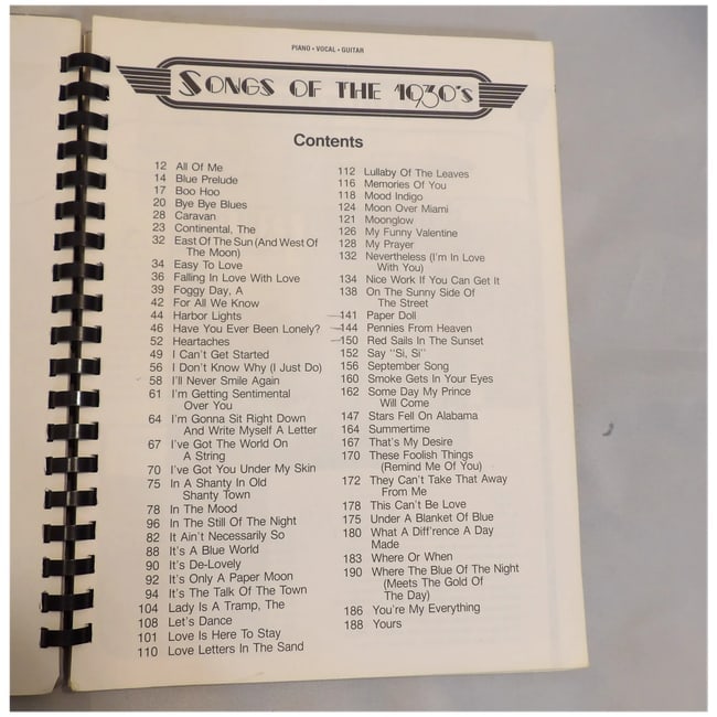 Five-Decade Collection of Songs from the 1920's to 1960's - 6