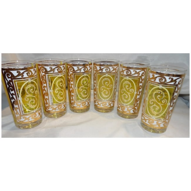 Fred Press Citron Yellow Glasses with 22K Gold Accents - 9