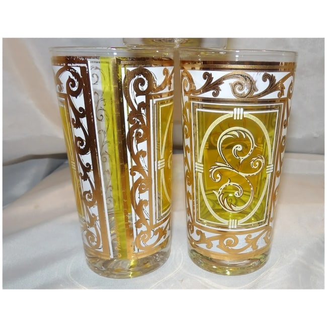 Fred Press Citron Yellow Glasses with 22K Gold Accents - 3