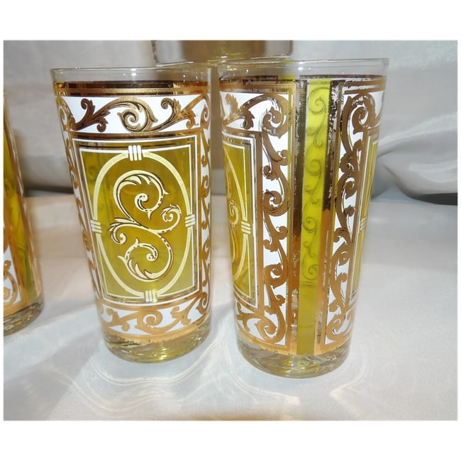 Fred Press Citron Yellow Glasses with 22K Gold Accents - 4