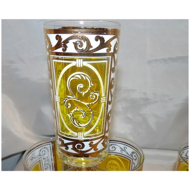 Fred Press Citron Yellow Glasses with 22K Gold Accents - 6