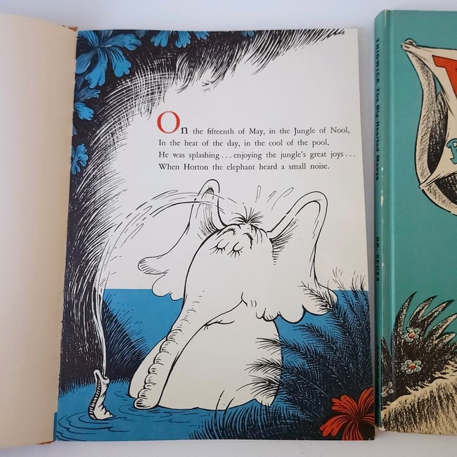 5 1/2 Dr Seuss Ecclectic Hardcover Collection - 14