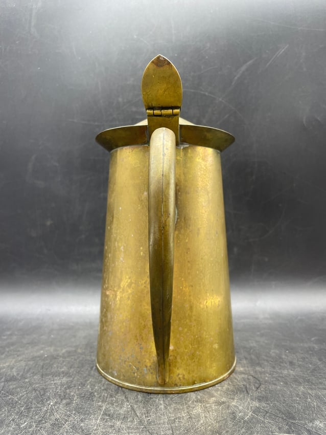 PRIMITIVE Frothing Milk PITCHER Hinged Lid Japan - 4