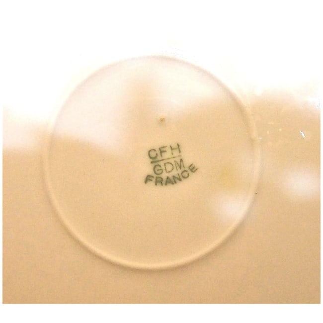 Antique CFH over GDM Haviland Bowl/Plate France - 5