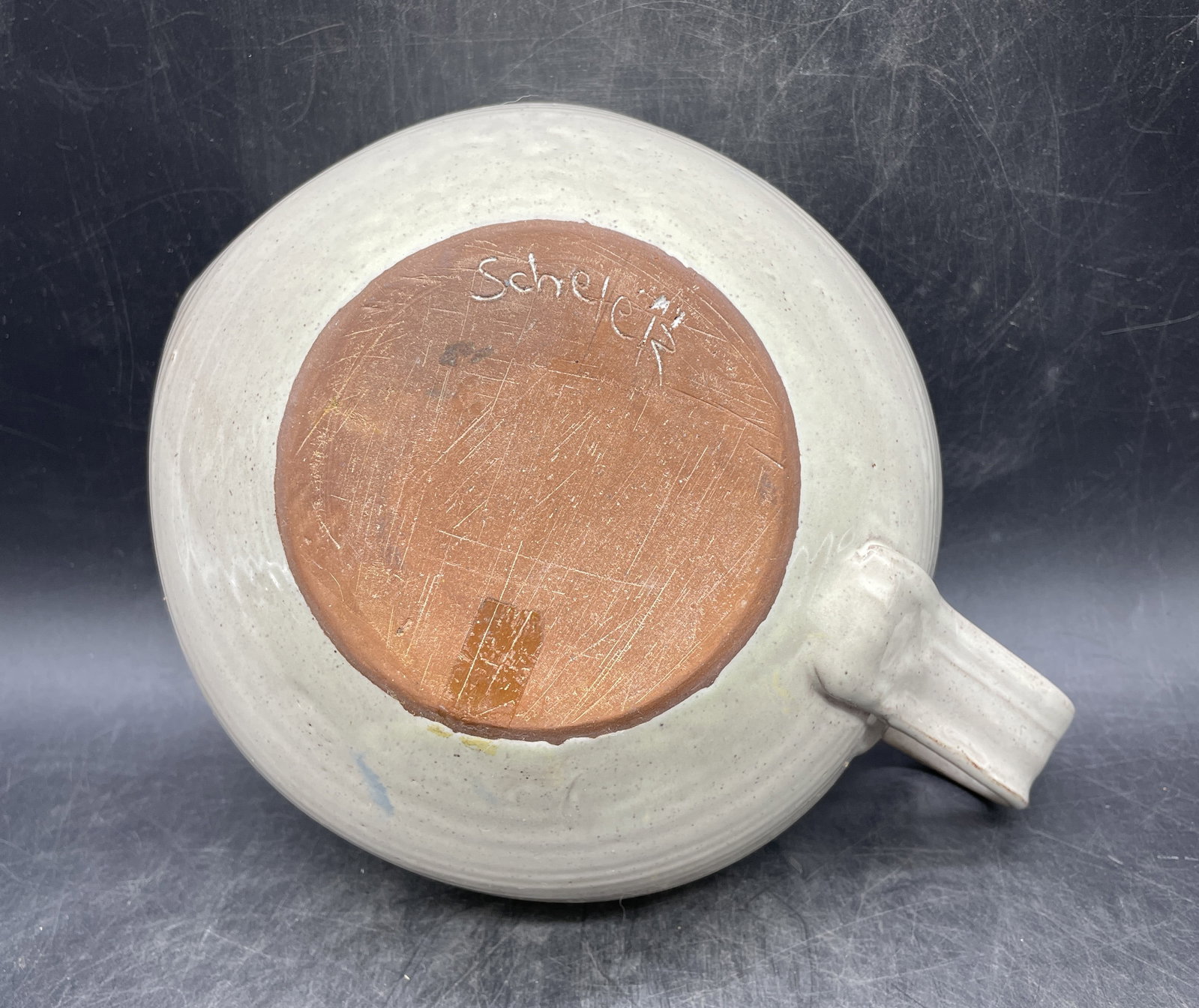 Edwin & Mary Scheier Pitcher Pottery Swirle MCM Vintage Signed - 6