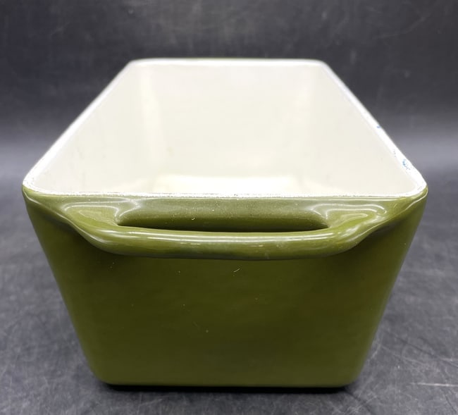 Vintage COPCO Denmark Michael Lax Loaf Pan Cast Iron Enamel - 5