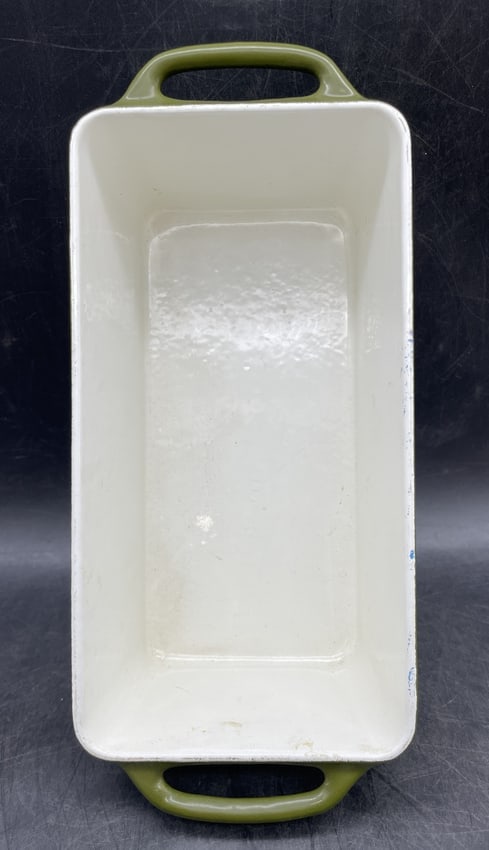 Vintage COPCO Denmark Michael Lax Loaf Pan Cast Iron Enamel - 6
