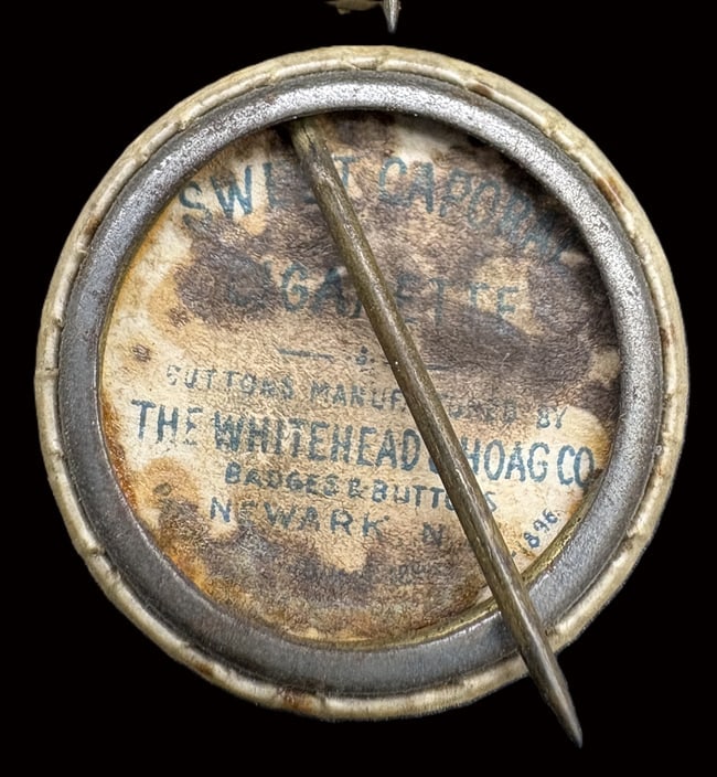 Antique Late 1800's Cigarette Advertising Pins Pinback Sweet Caporal - 5