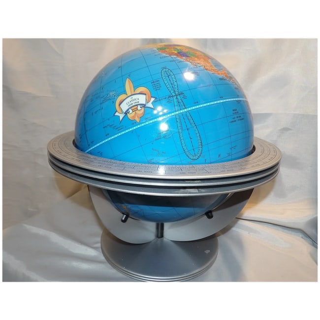 Cram "The Classica" Globe with Atomic Metal Stand - 3