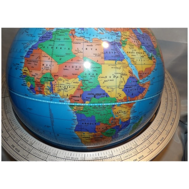 Cram "The Classica" Globe with Atomic Metal Stand - 7