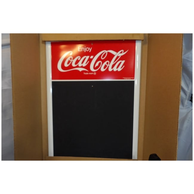 1991 NOS Coca Cola Metal Advertising Chalk Board - 10