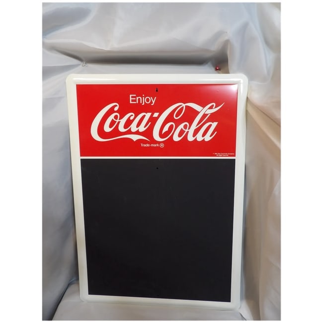 1991 NOS Coca Cola Metal Advertising Chalk Board - 2