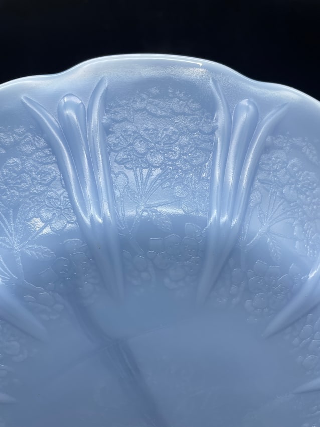Jeanette Cherry Blossom Blue Delphite Plate - 8