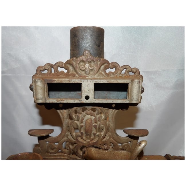 1890s Hubley Brand Eagle Toy Stove - 5