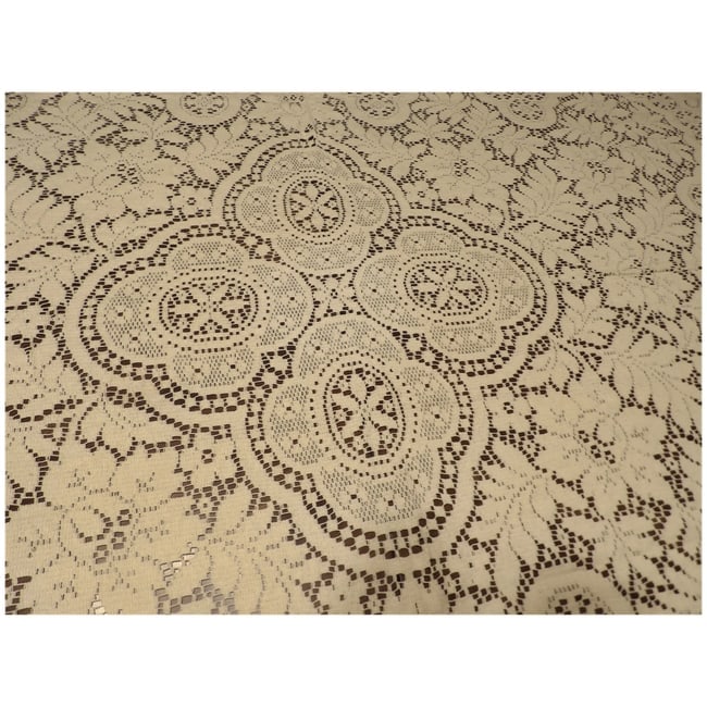 Lace Tablecloth Machine Made - 7