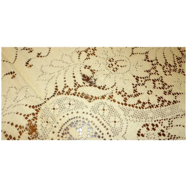 Lace Tablecloth Machine Made - 8