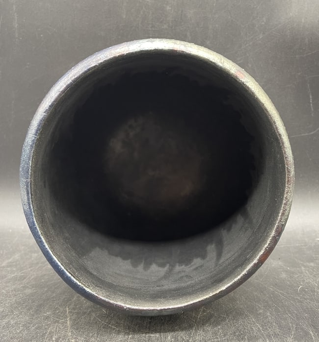 Hand Thrown HAROLD LONG CHEROKEE POTTERY RAKU - 6