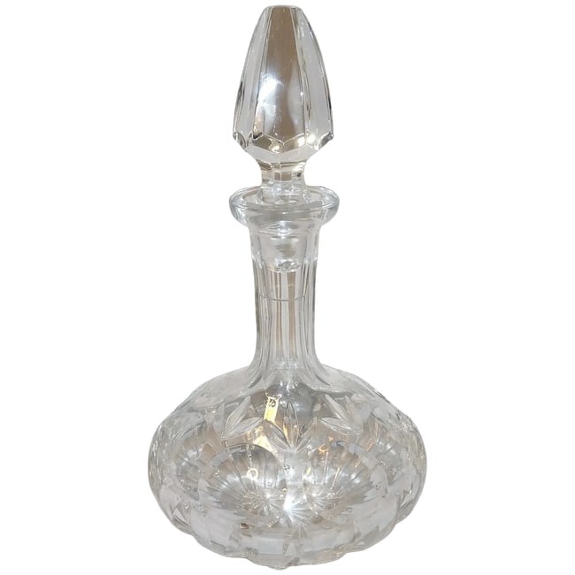 Gorham Bamberg Genie Bottle Crystal Decanter- West Germany: This Hand-blown Gorham Bamberg Genie Bottle Crystal Decanter- West Germany is in excellent condition. NO chips on body or stopper, No stains. Height: 10 1/2 in Blown Glass Discontinued Piece Shipping:
