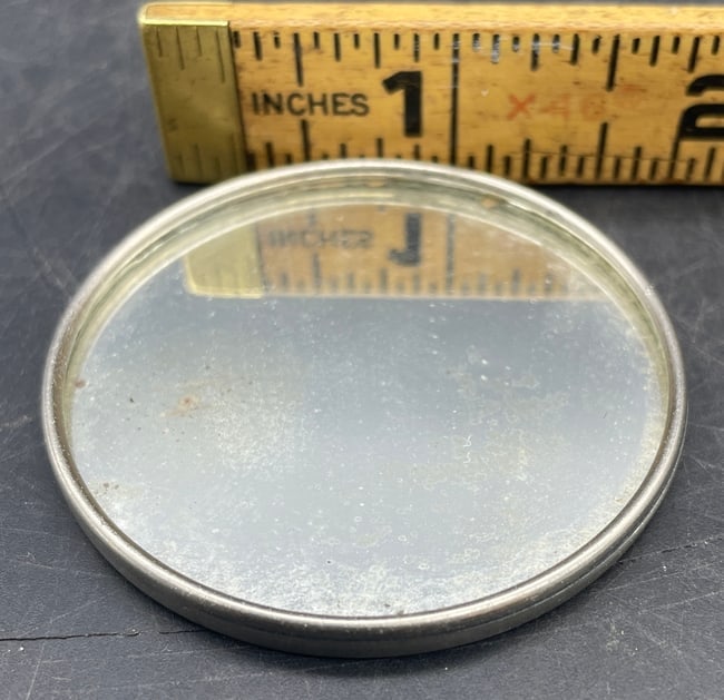 Early 20th Century C. D. Kenny Co. Advertising Pocket Mirror "Teas Coffees Sugars - 55 Stores" - 3