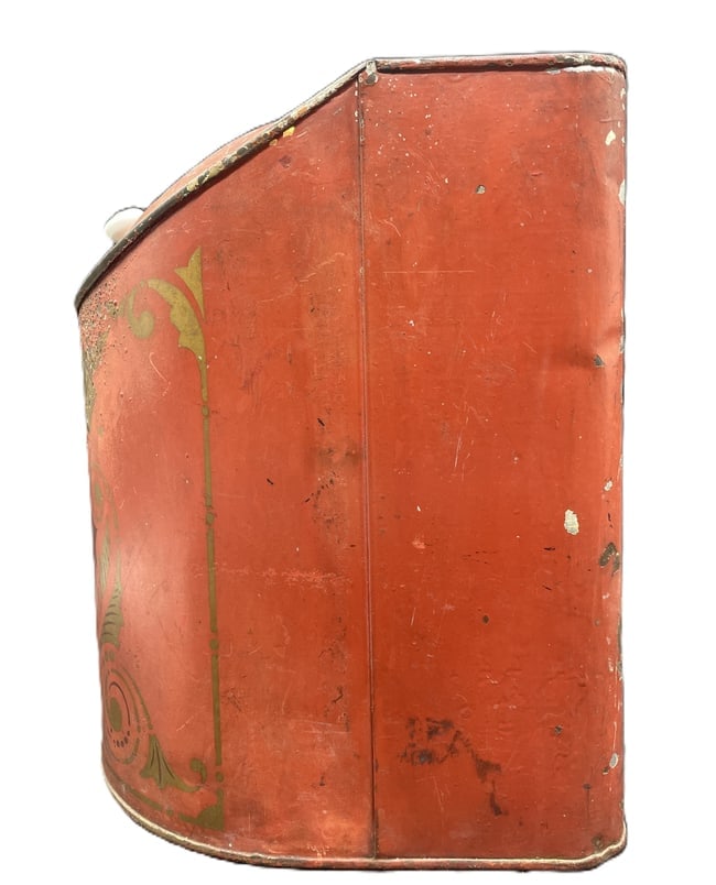 Antique CD Kenny Country General Store Tea Tin Bin Beautiful Graphics Baltimore MD - 4
