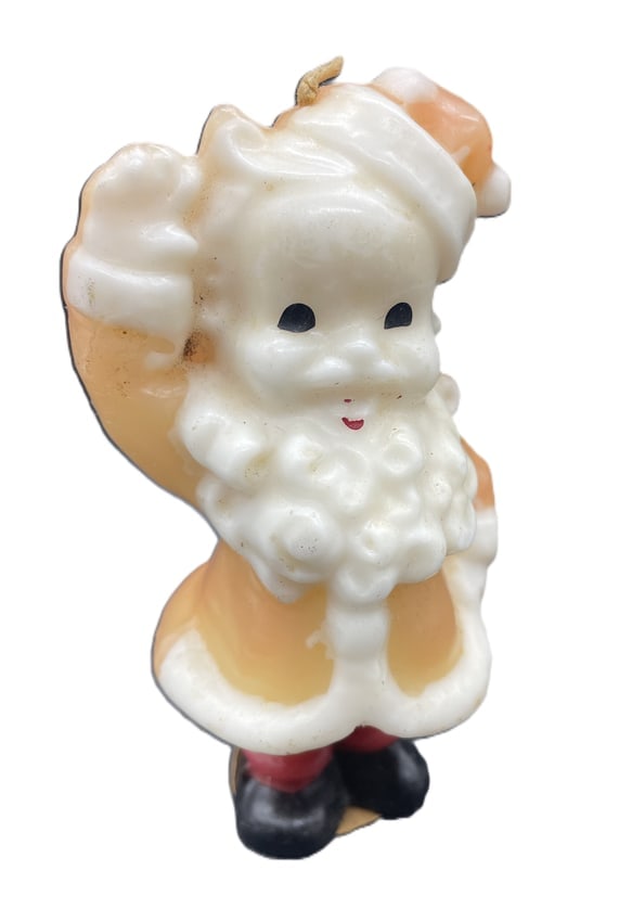 Vintage Gurley Waving Santa Candle - 2