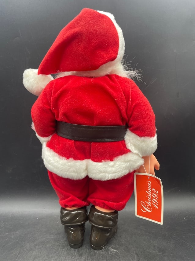 New Old Stock Collector Club Coca Cola Santa Claus Doll - 7