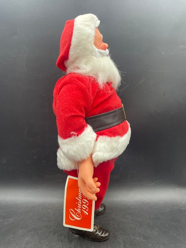 New Old Stock Collector Club Coca Cola Santa Claus Doll - 8