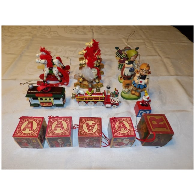 Collection of 1990's Christmas Ornaments - 2